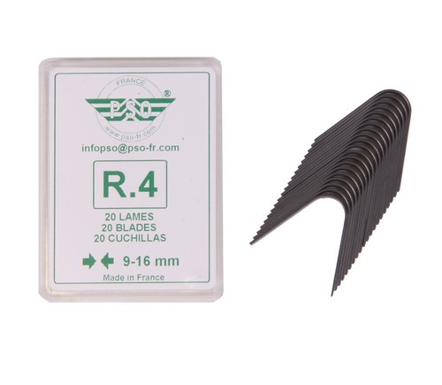 Blade set for tyre regroover 20pcs R4