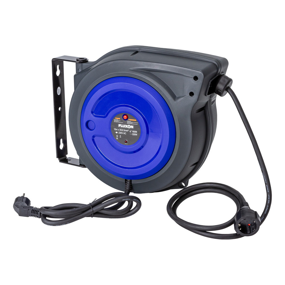 Cable reel automatic 230V 15m