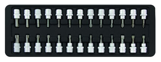 [910039] Socket bit set 3/8" 26 pcs