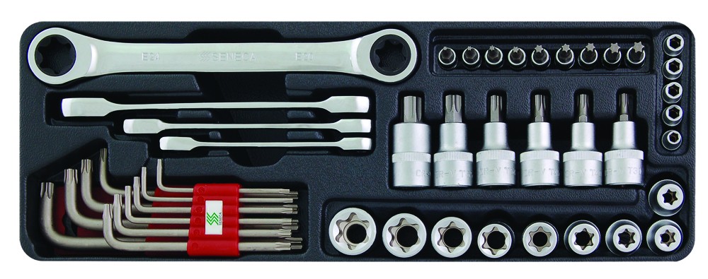 Torx assortimentset 43 dlg