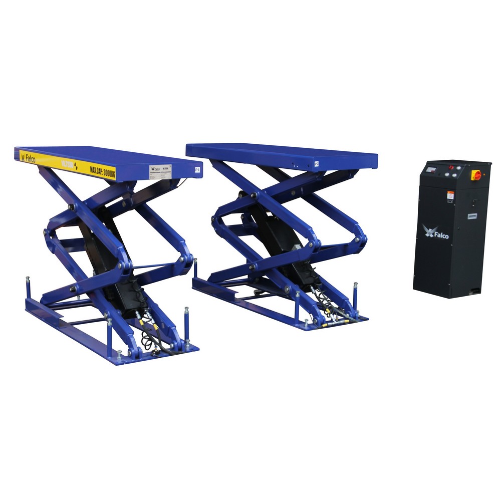 [VL7330] Dubbele schaarlift inbouw 3000kg 400V