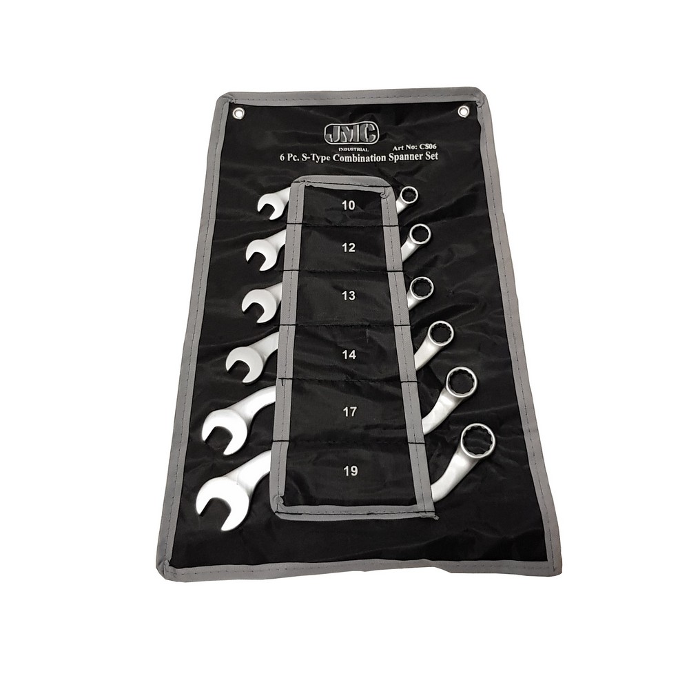 S-type combination spanner set 6 pieces