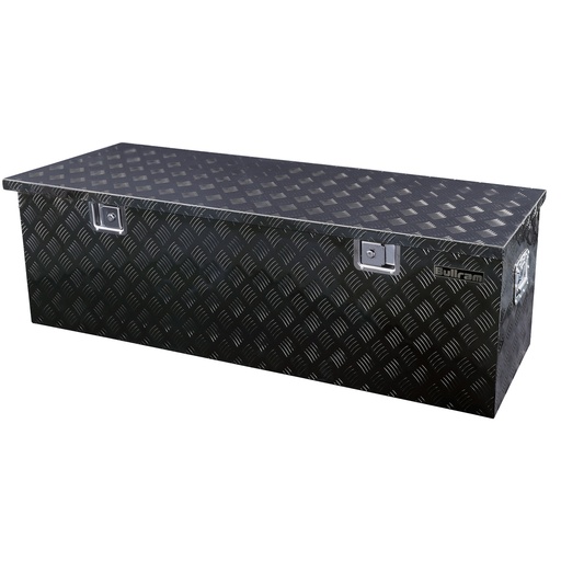 [JSB14B] Bullram jobsite box checkerplate black coated large