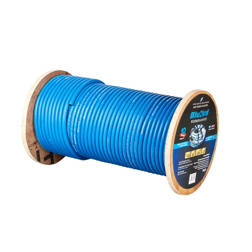 [BB08100MWF]  Blubird Luftschlauch Gummi 8mm x 100m auf rolle offenes Ende