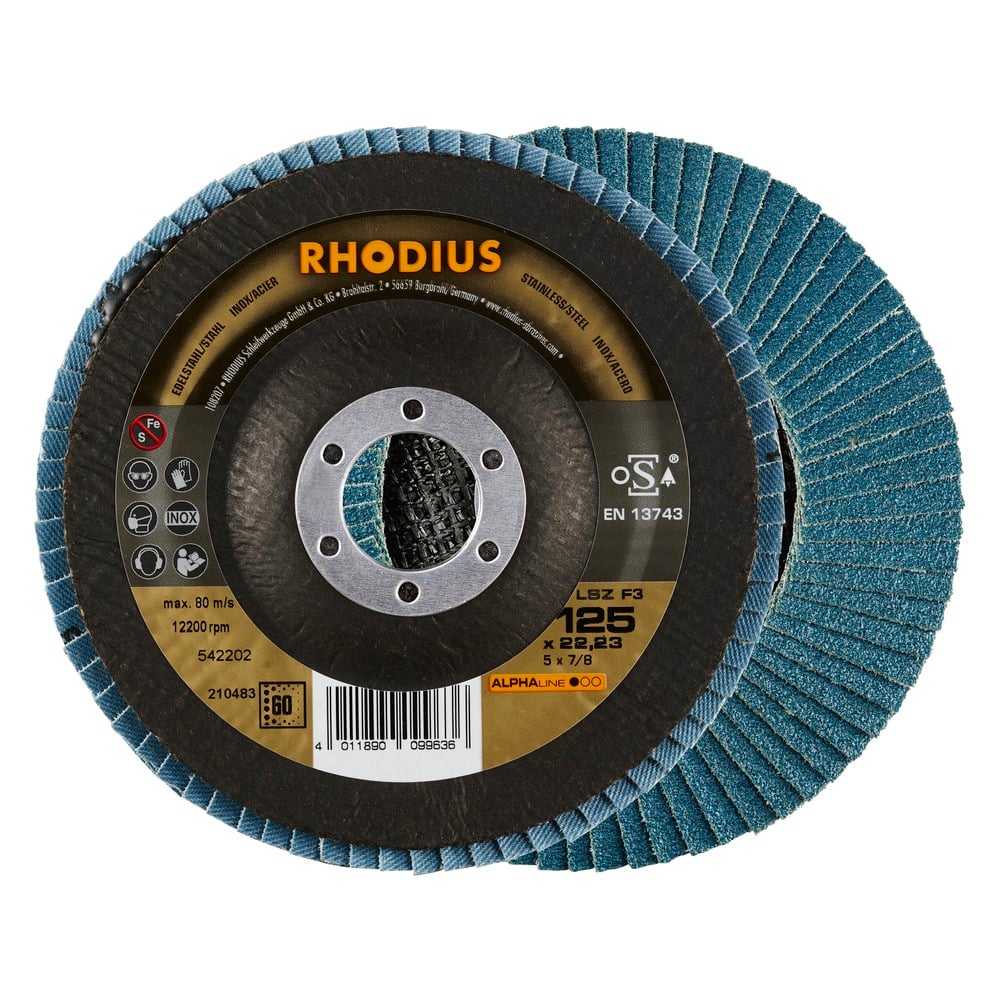 Flap disc V conical LSZ F3 125 x 22,23mm K60 10 pieces
