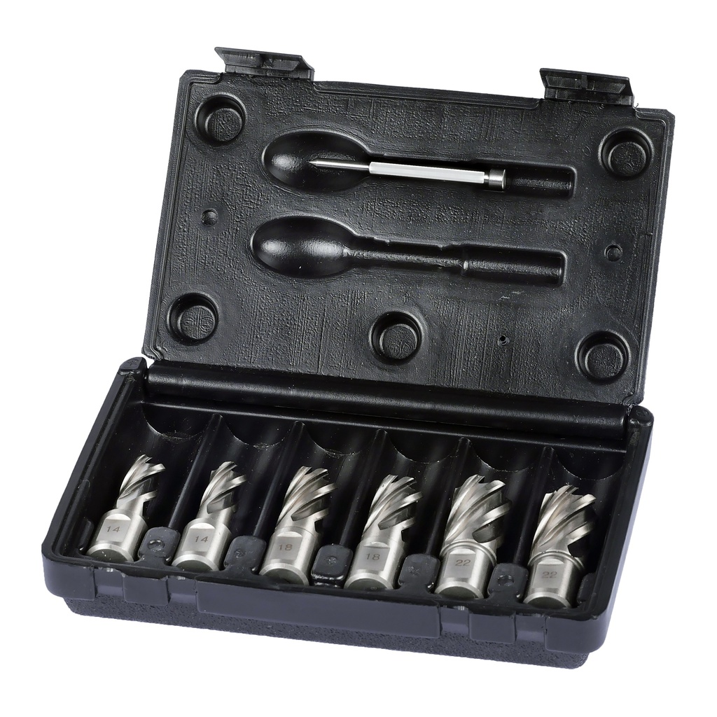 Core drill set HSS M2 7 pieces