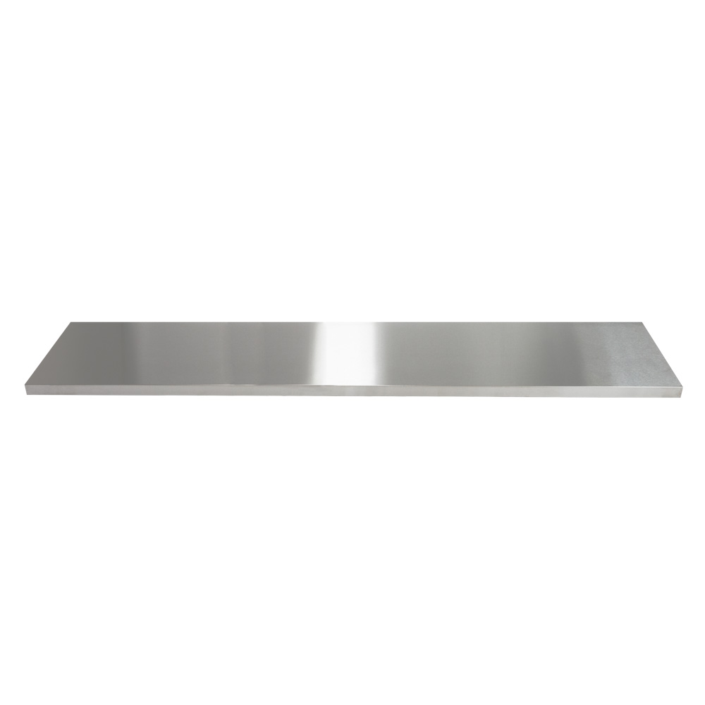 Worktop stainless steel 1361 x 463 x 38mm