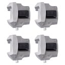 Protective adapter set for alloy wheels