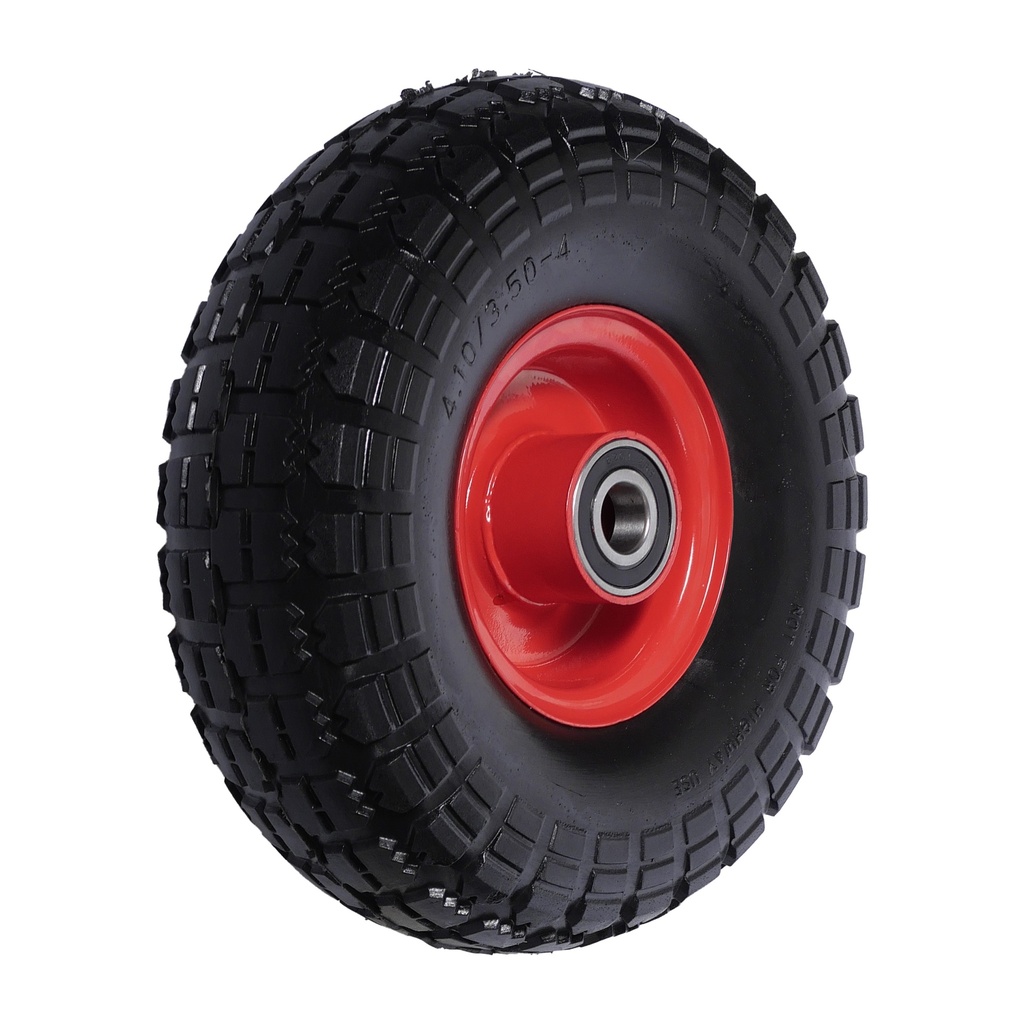 [CW10HT] Los wiel voor steekwagen 258 x 82mm dubbele as lang