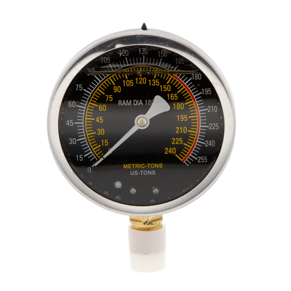 Manometer for shop press SP150HEL