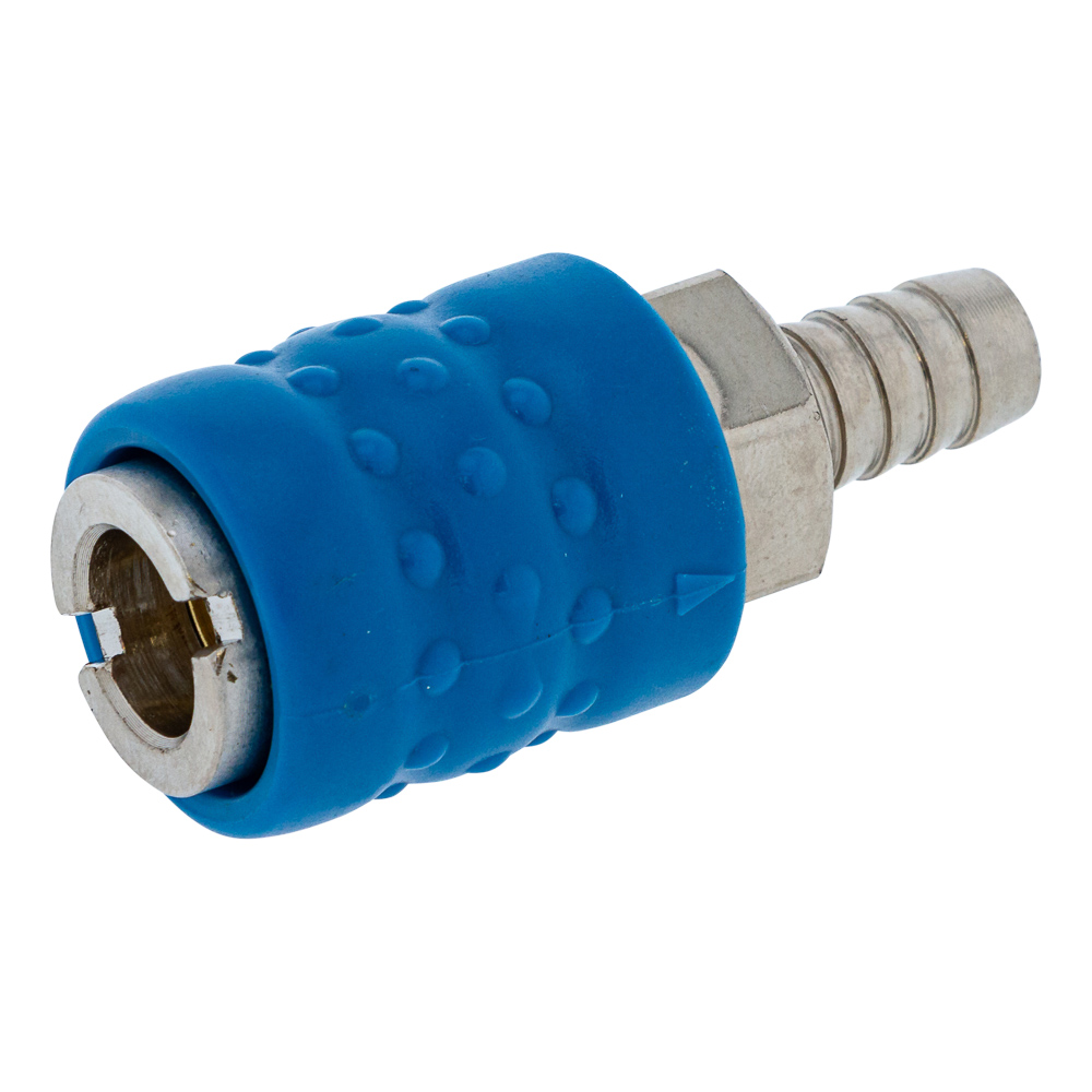 Universal air coupler with hose connector 10,5mm