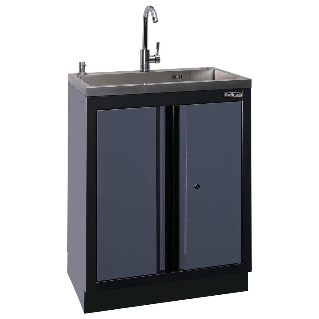 Base cabinet with sink