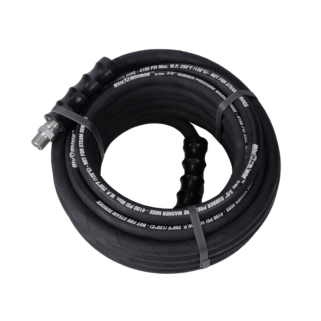 [PW3820M] Blushield Tuyau de lavage à pression en caoutchouc tressé Aramide 10mm x 20mtr