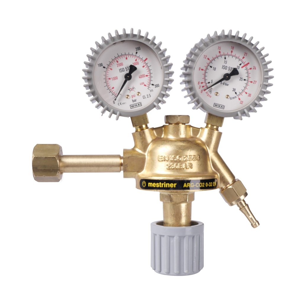 Réducteur de pression de gaz CO2 0-25 Mpa, zincaloy Argon