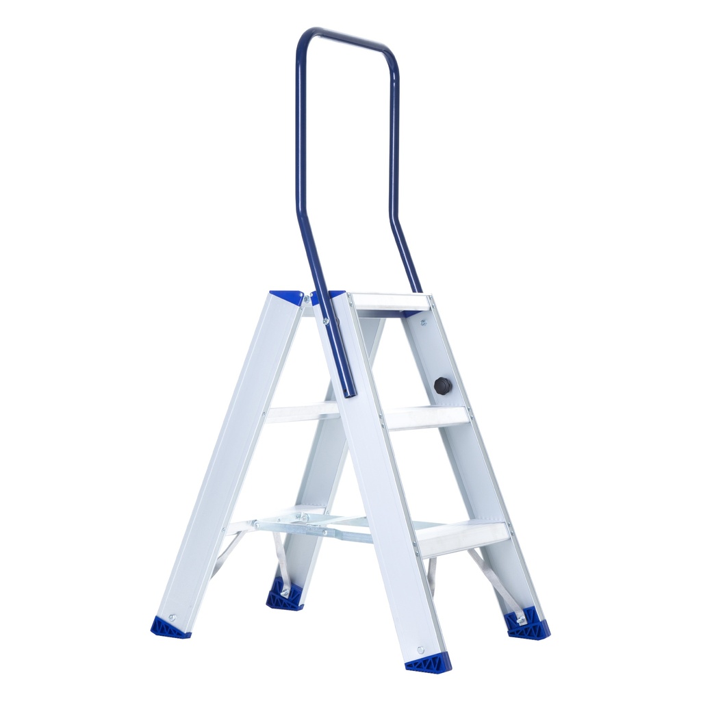 Aluminum double ladder 3 steps