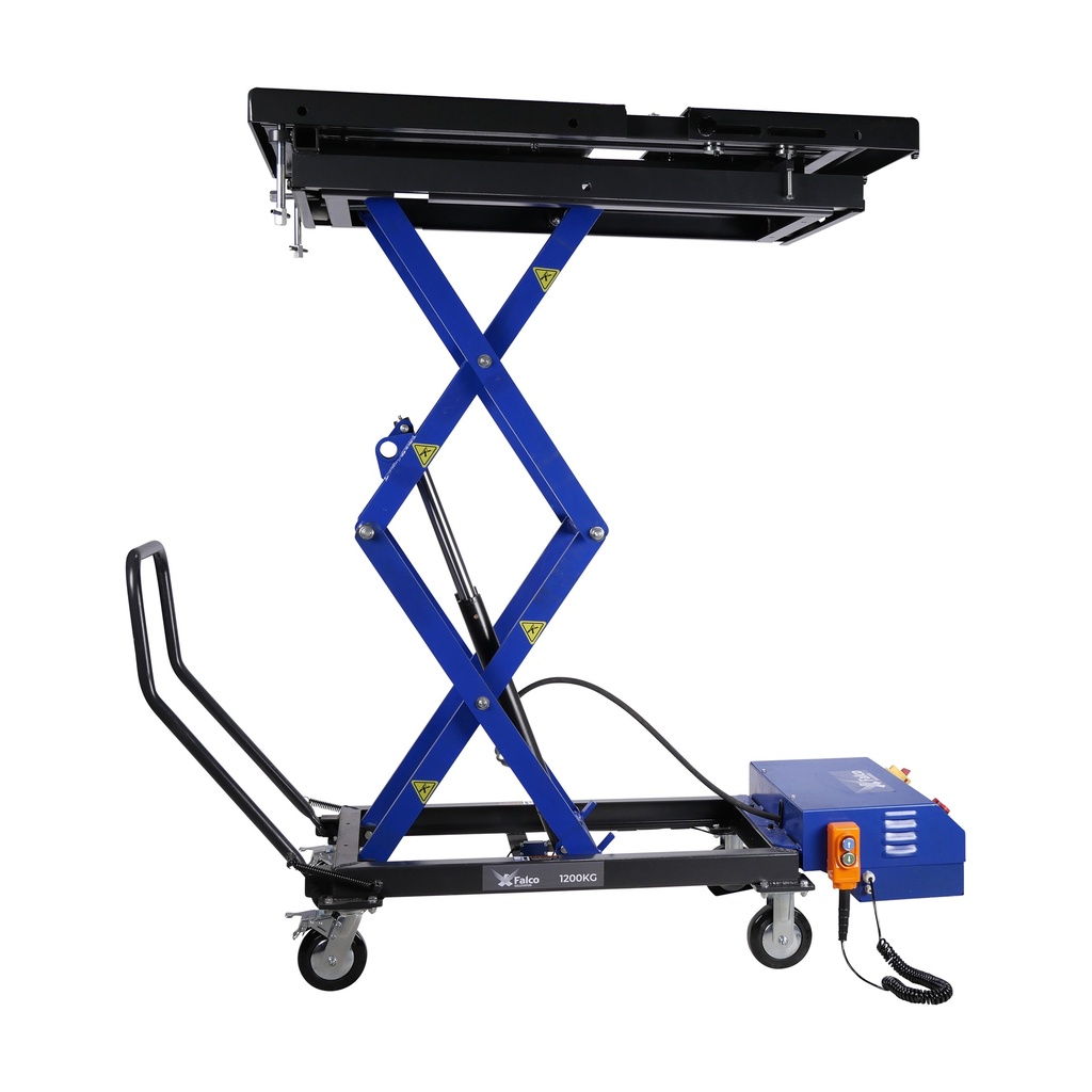 Mobile electric battery lift table 1200kg