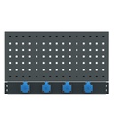 Tool wall with power strip Expert