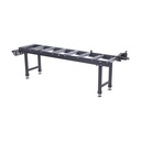 Rollenbaan 7 rollen 2m incl. schaalindeling