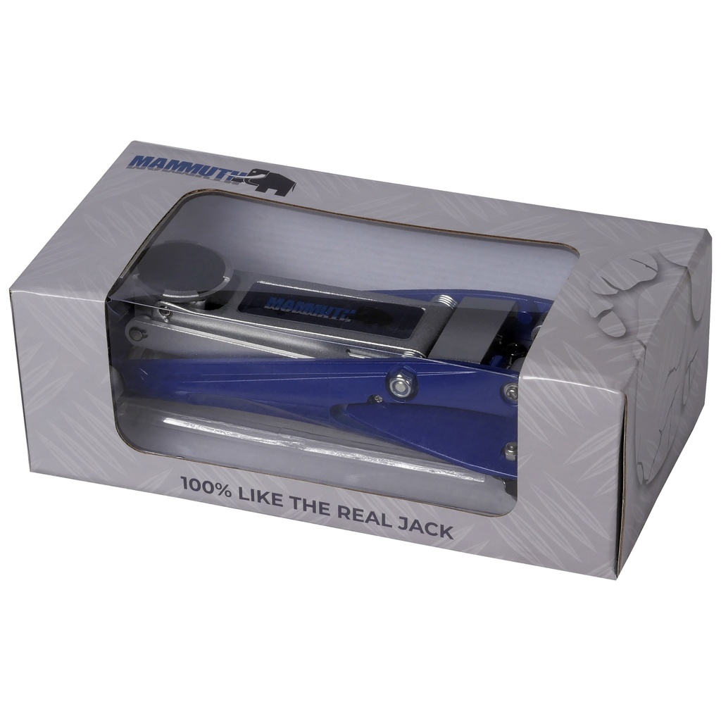 Miniature aluminum garage jack