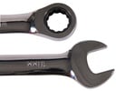 Combination wrench with ratchet
