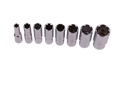 6PT flank deep socket 1/2" metric