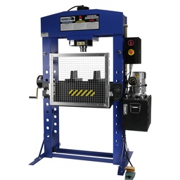 [SP75HEL] Electric shop press with hand winch 75 ton