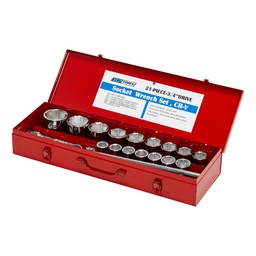[SW21MM] Socket wrench set 21 pieces metric