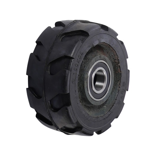 [WHR06] Los wiel 150 x 65mm massief rubber