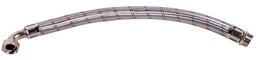 [FH100] Flexibele metalen slang met bocht 100 cm lang