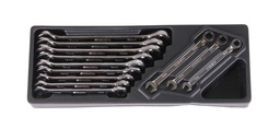 [910026] One way gear wrenches set 12 pieces professional