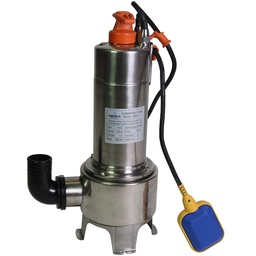 [MSX15F] Submersible single vane pump vortex stainless steel with float switch 1.1kW 230V