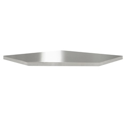 [GC34ST] Worktop stainless steel for corner