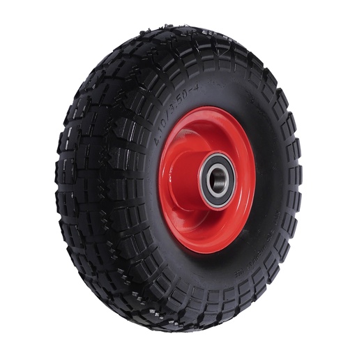 [CW10HT] Los wiel voor steekwagen 258 x 82mm dubbele as lang