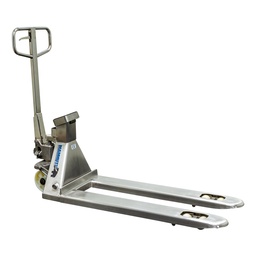 [PT25SS] Pallet truck with scale stainless steel 2500kg 115cm