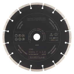 [353305] Diamond cutting disc DG80 230 x 7 x 2,5 x 22,23mm