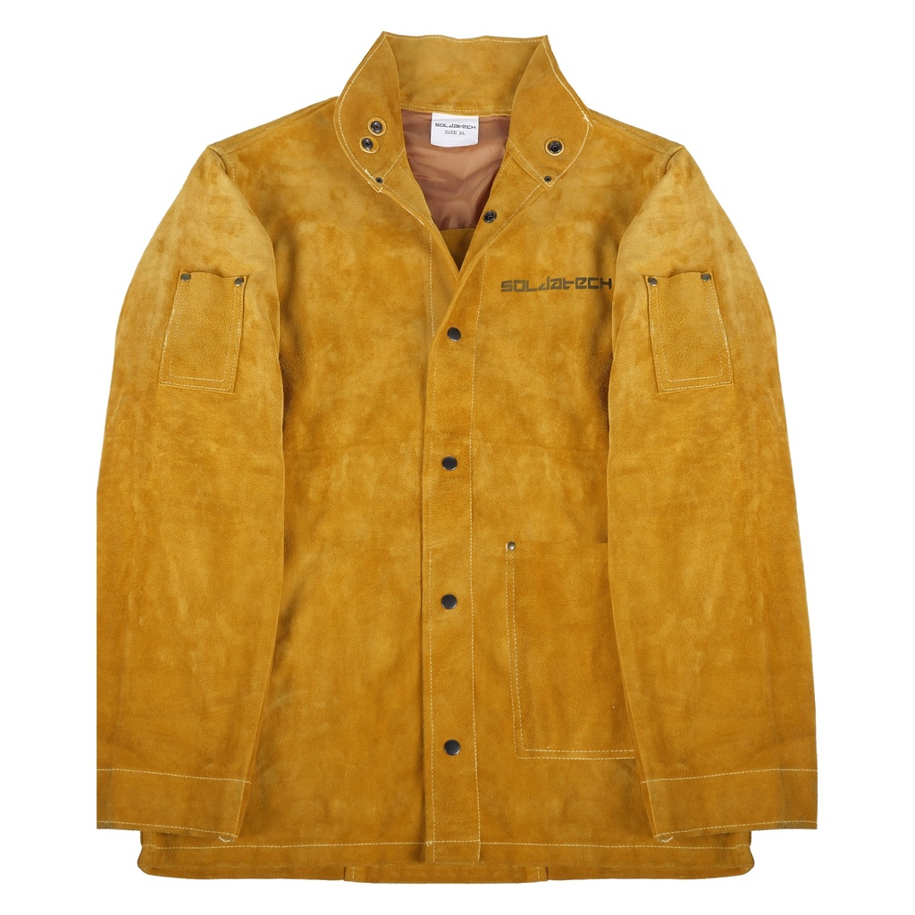 WLJ01XXL] Welding jacket cowsplit leather size XXL | Valkenpower