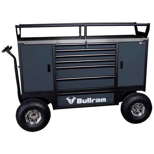 [TB127PB] Roadmaster mobile tool cabinet 7 drawers incl. top rack