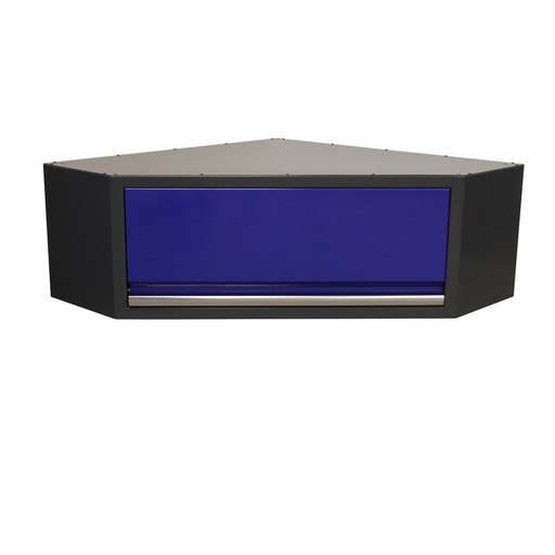 [GC01GC1334BLUE] Wall cabinet for corner cabinet 1 door BLUE