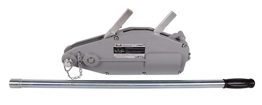 [CP0800] Staaldraadtakel 800kg incl 20 mtr staalkabel haak