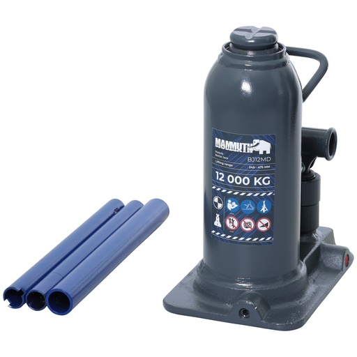 [BJ12MD] Mammuth potkrik 12 ton horizontaal/verticaal